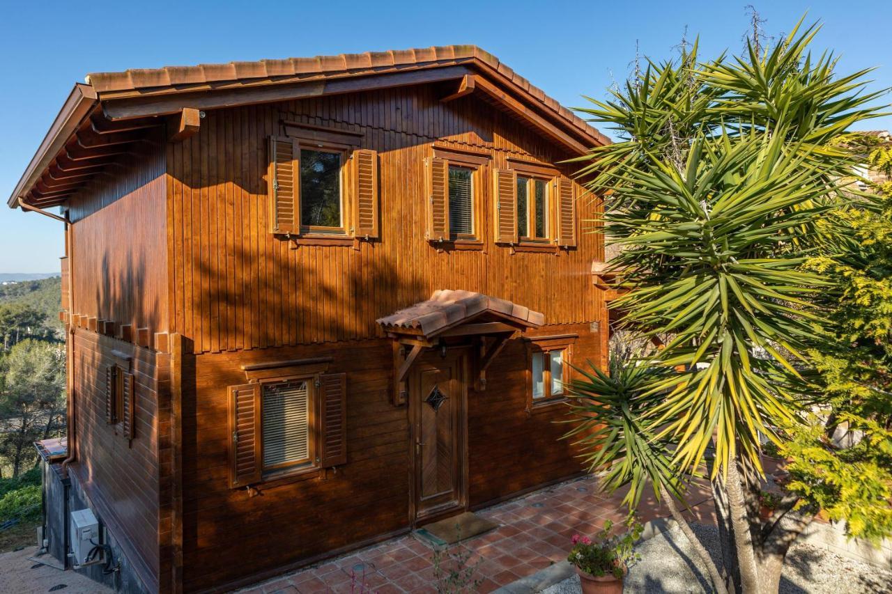 Casa De Madera En Calafell Vila Exterior foto